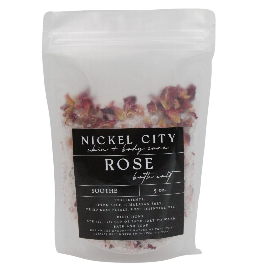 Soothe Rose Bath Salt Nickel City Skin Spa + Boutique